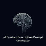 AI Product Description Generator 1 AI Product Description Prompt Generator logo - Free tool for creating ecommerce product descriptions with A